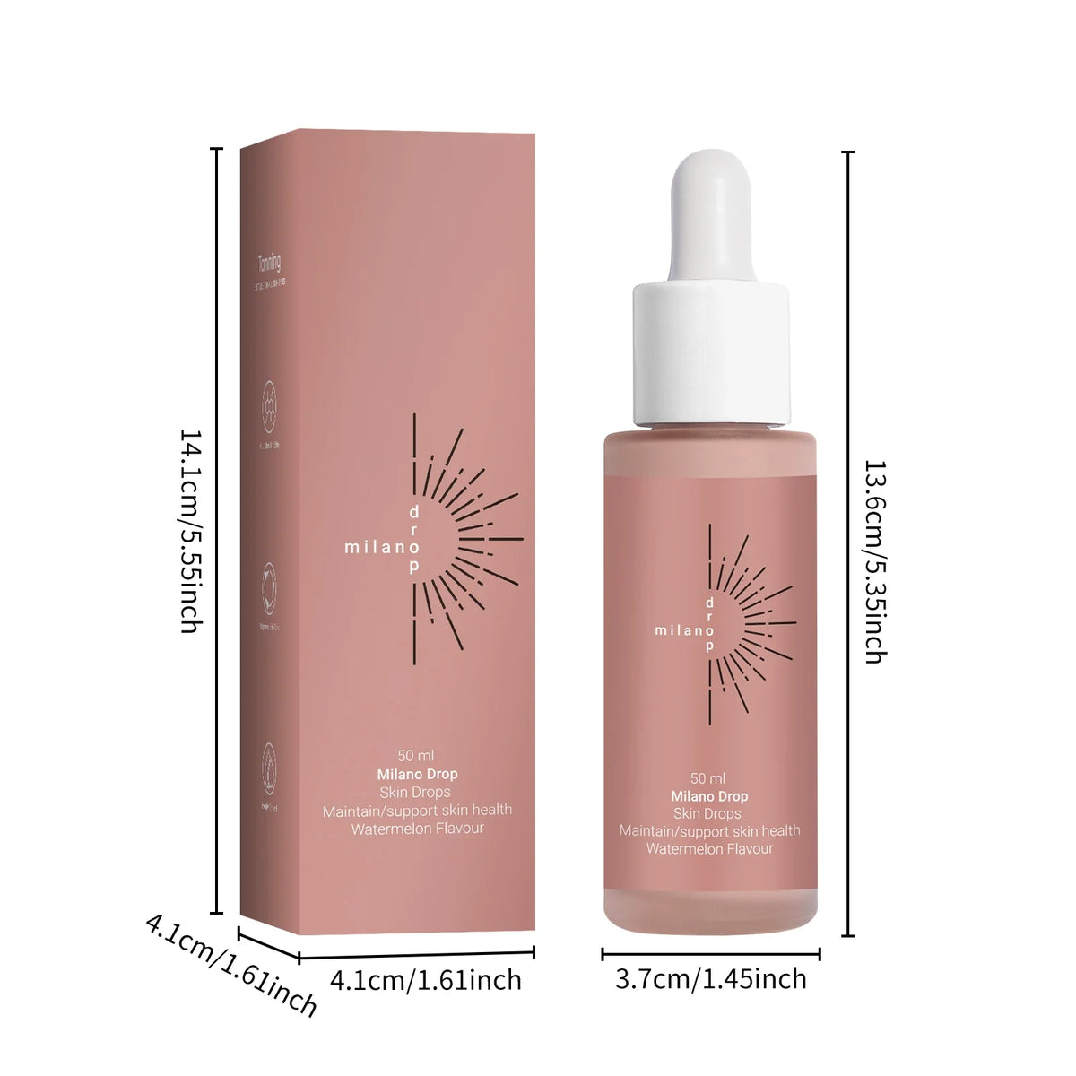 Self Tanning Drops Enhance Skin Melanin Liquid Bronzer Natural Tanner For Body Face Preventing Sunburn Sunless Tanning Products