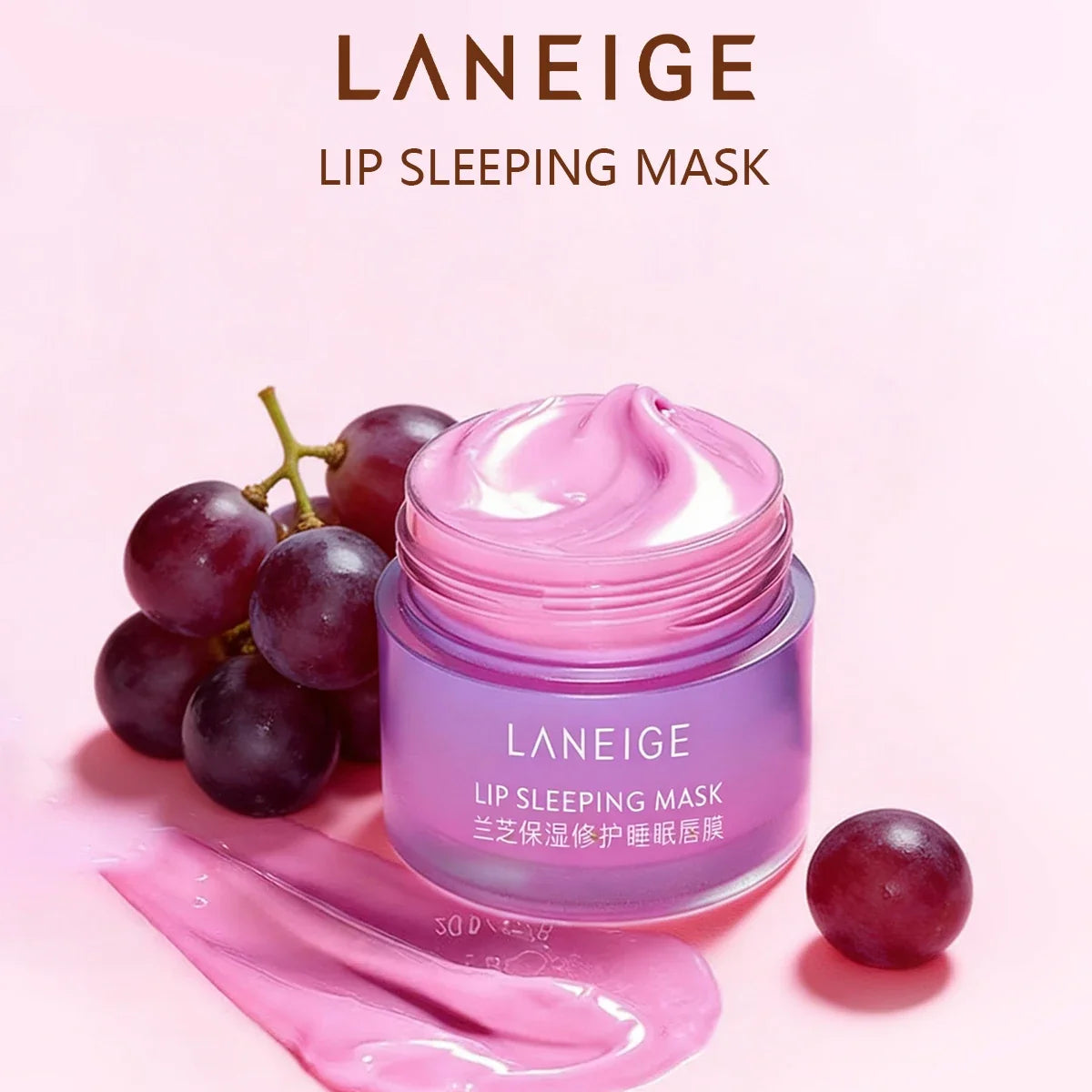 Laneige Lip Sleeping Mask 20g,Long-Lasting Hydration,Gel-Cream Texture,Nighttime Lip Care,Softens Lips,K-Beauty,Korean Makeup