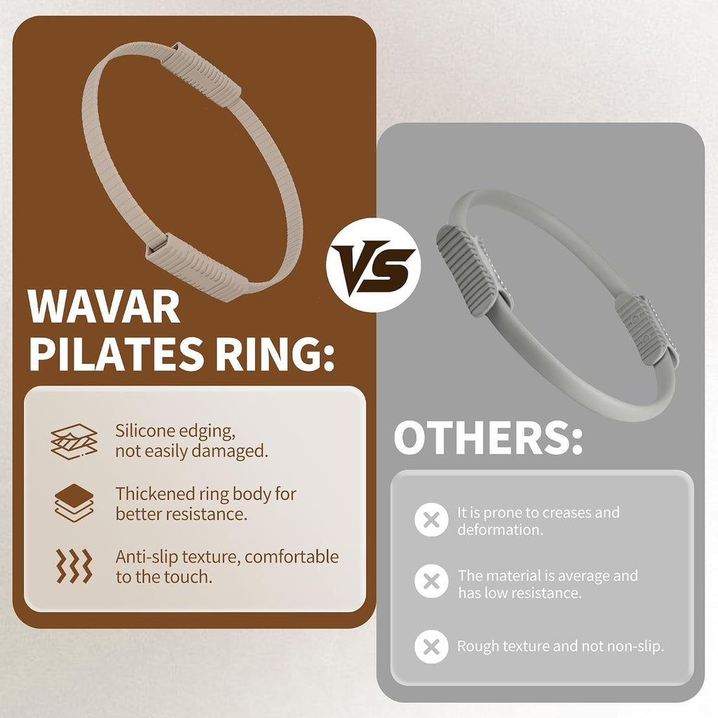 Pilates Essentials Kit for Women – 13.5" Magic Circle & Bands