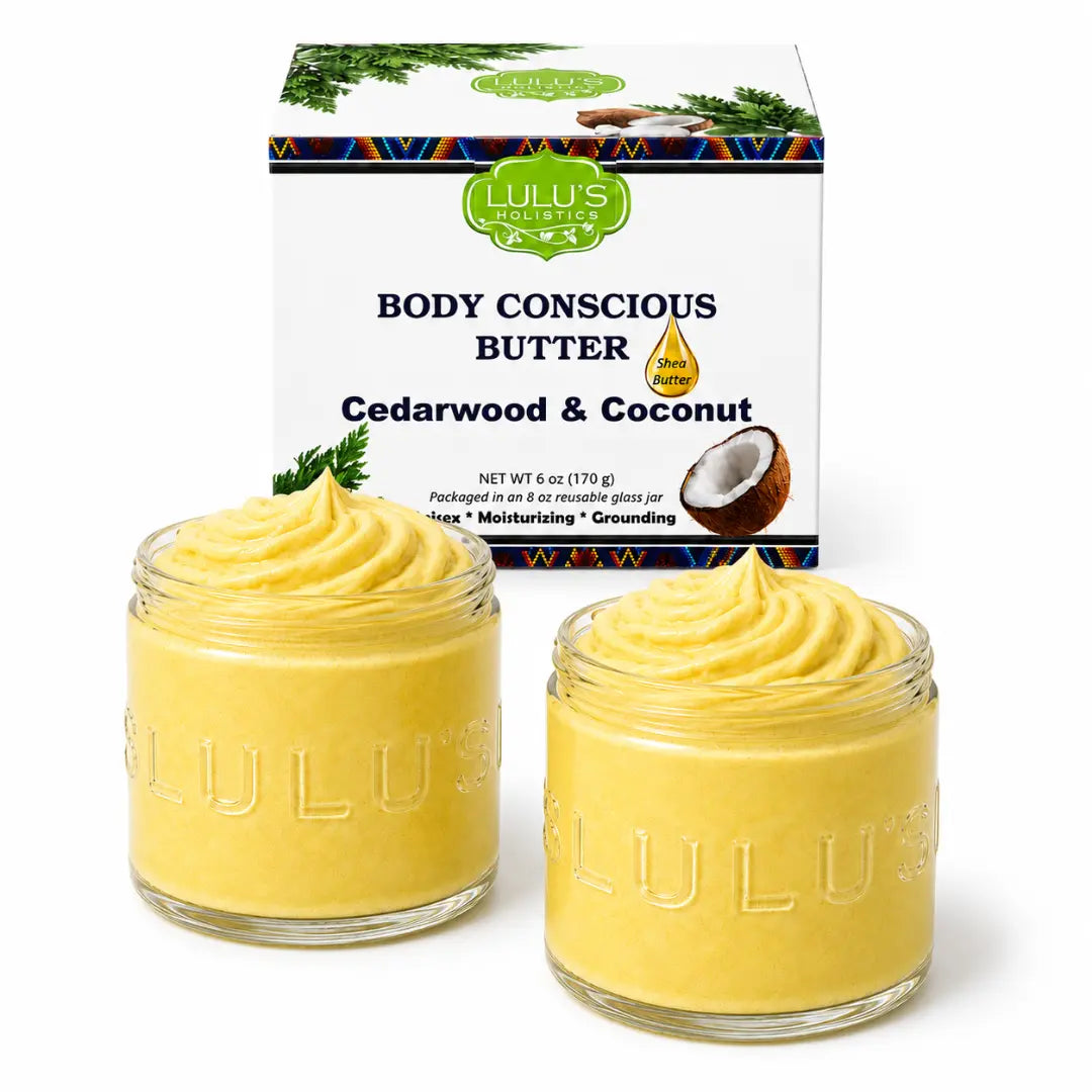 Cedarwood & Coconut Whipped Body Butter – Deep Moisture for Dry Skin