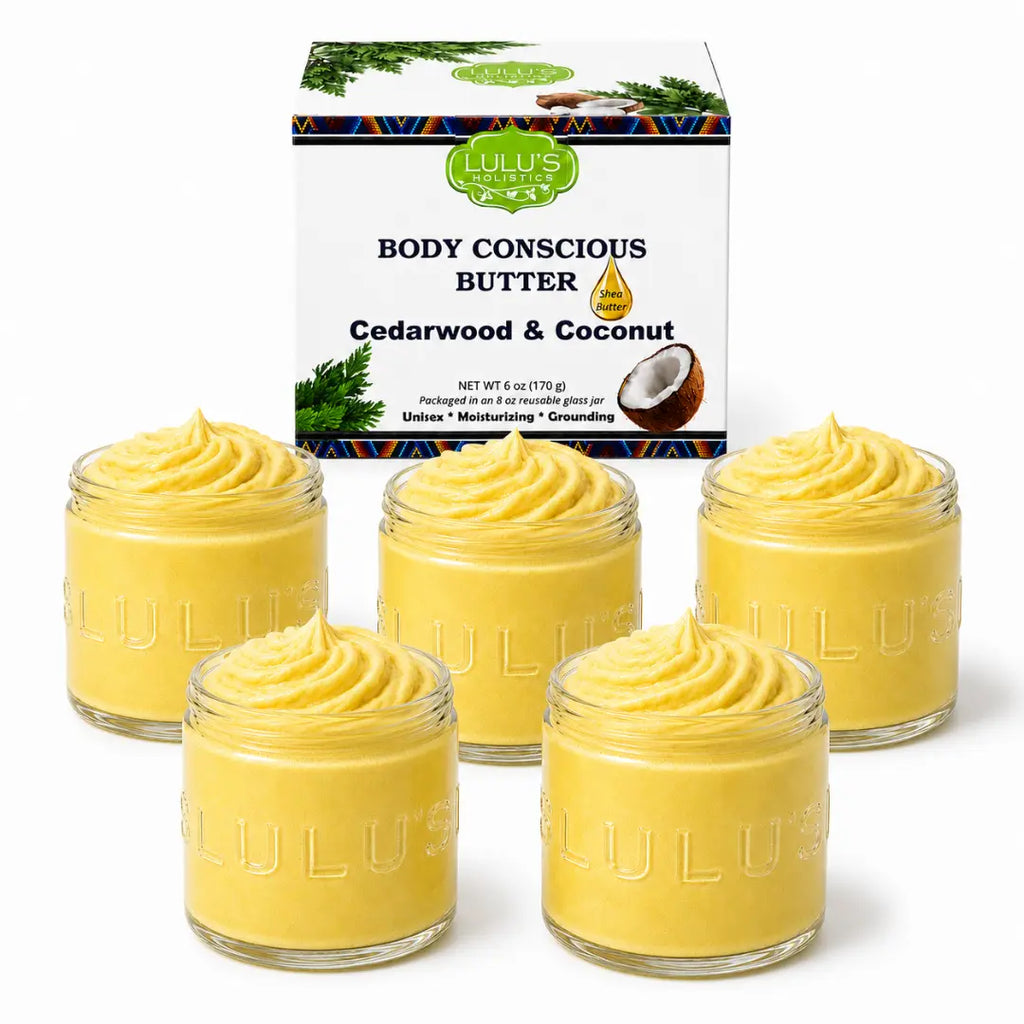 Cedarwood & Coconut Whipped Body Butter – Deep Moisture for Dry Skin