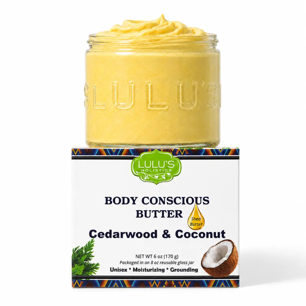 Cedarwood & Coconut Whipped Body Butter – Deep Moisture for Dry Skin