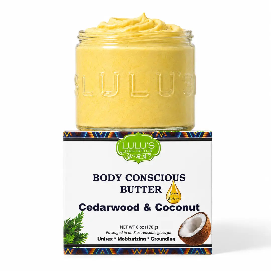 Cedarwood & Coconut Whipped Body Butter – Deep Moisture for Dry Skin