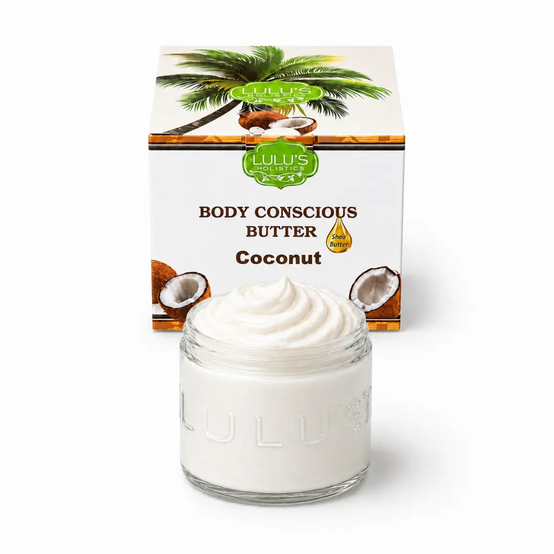 Cedarwood & Coconut Whipped Body Butter – Deep Moisture for Dry Skin